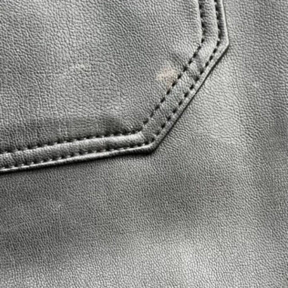 NWT Anthropologie Maeve Black Colettte Faux Leather Crop Pants Women's Size 33 - Picture 5 of 9